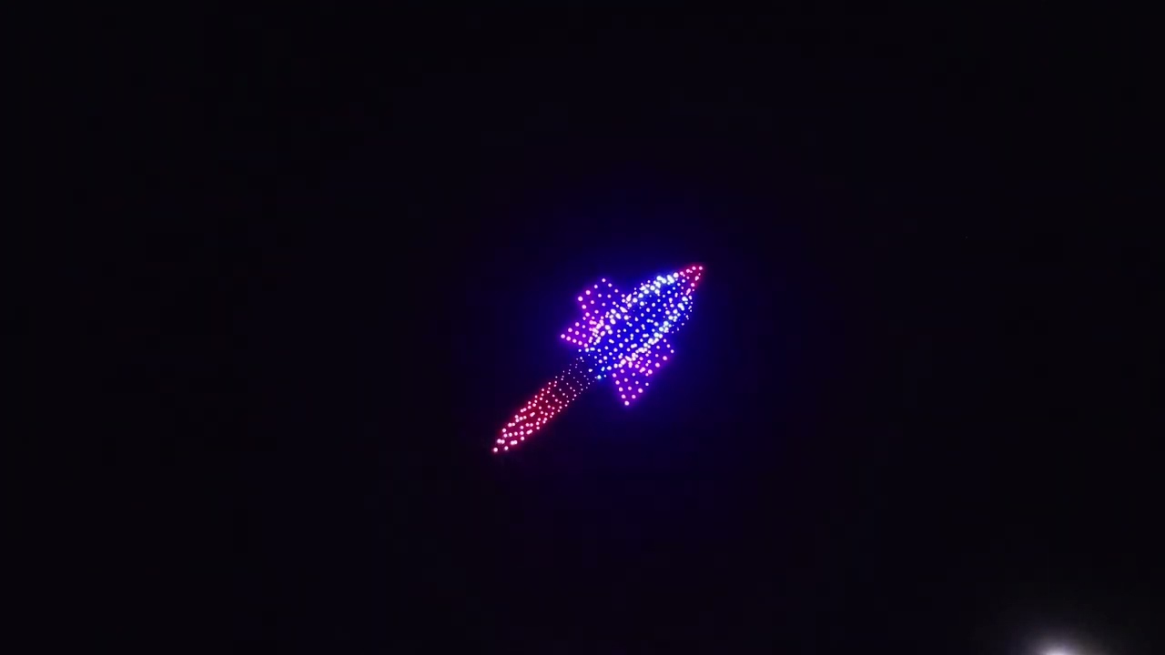 Sky Element Drone Show at LSFF 2025