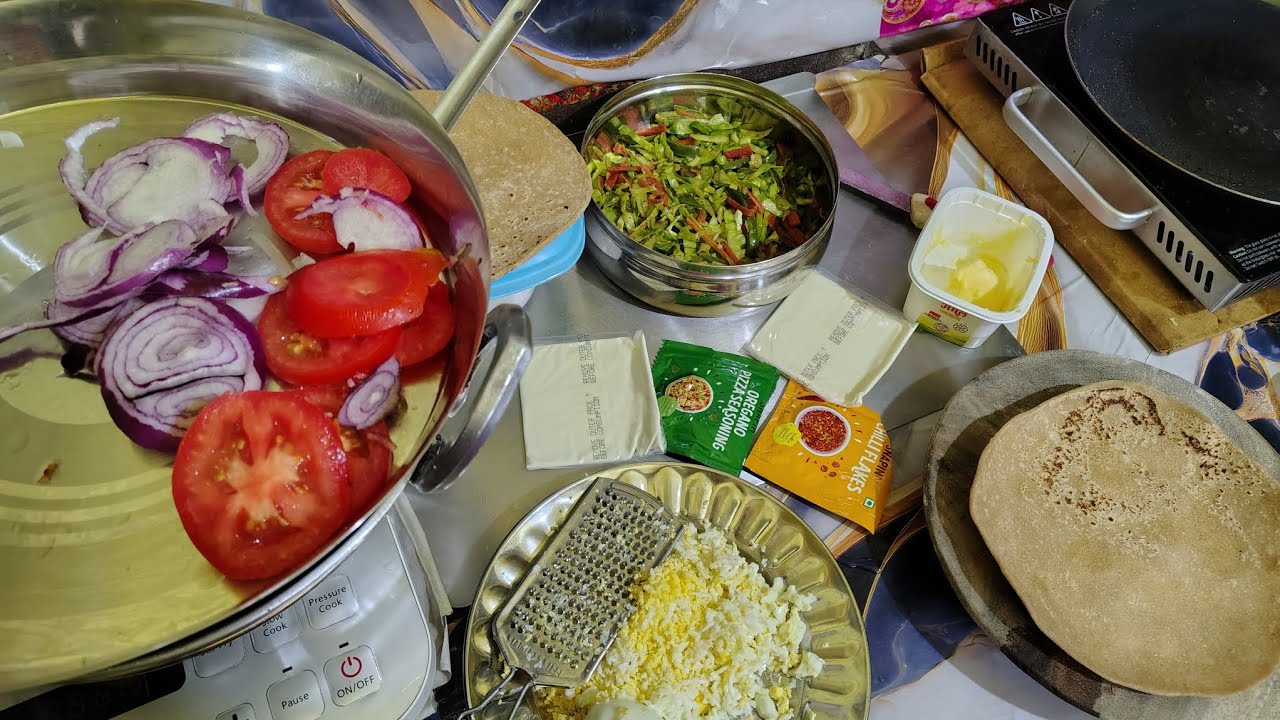 Tacco made by wheat (aata) without mayonnaise nd ketchup healthy for everyone specially for children