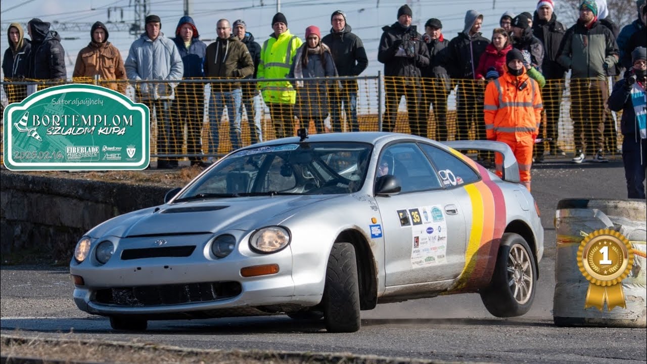 I. Bortemplom Szlalom – Onboard2 Winter Race Cup 2025.02.16. Toyota Celica GT
