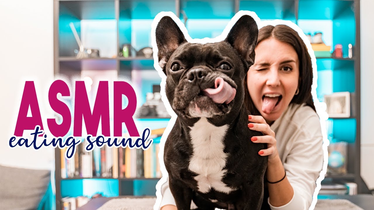 ASMR burro di arachidi🎵🤣 | eating sound del mio cane