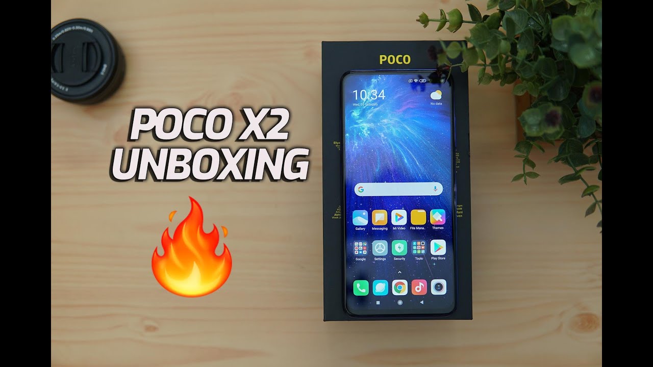 Poco X2 Unboxing (Atlantis Blue)- SD730G, 120Hz Display, Quad Camera and 4500mAh for Rs 15,999