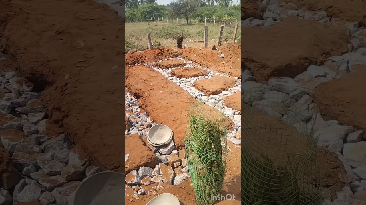 stone basement filling | #construction #shortsfeed #basement (@Thanuconstruction #skills