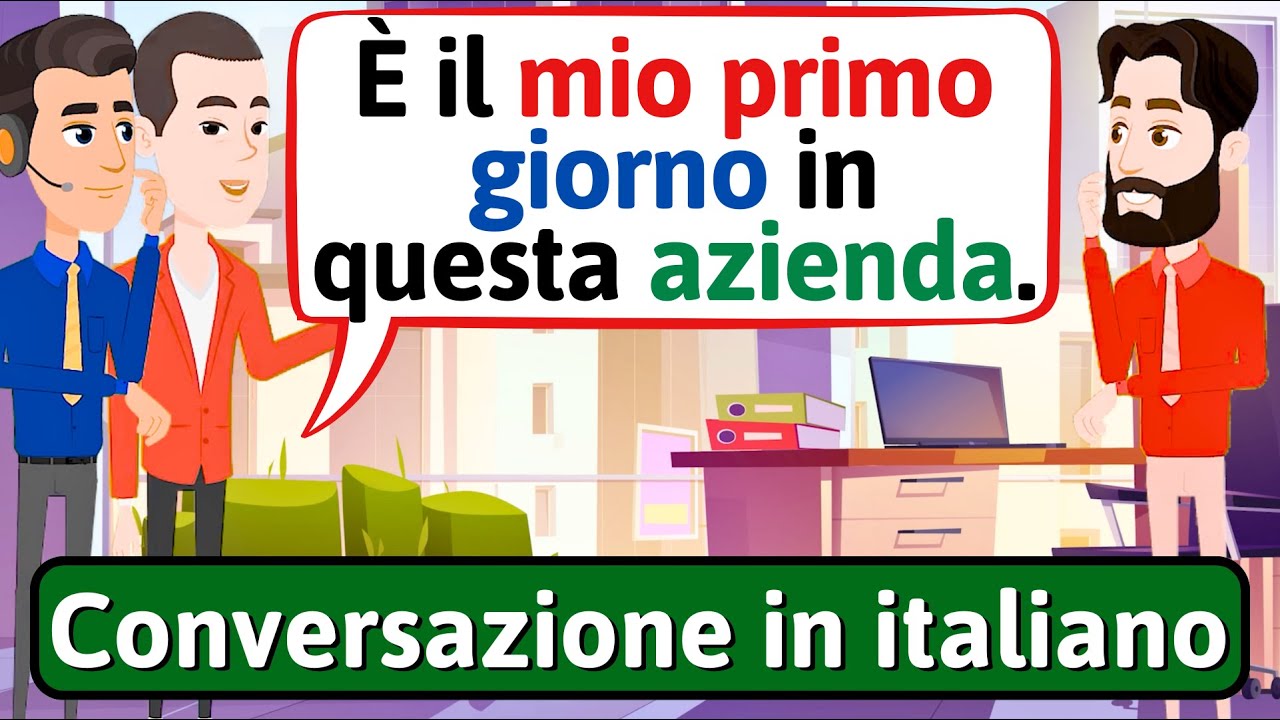 Conversazione Naturale in Italiano (Confusione in ufficio) | Impara l'italiano - LEARN ITALIAN