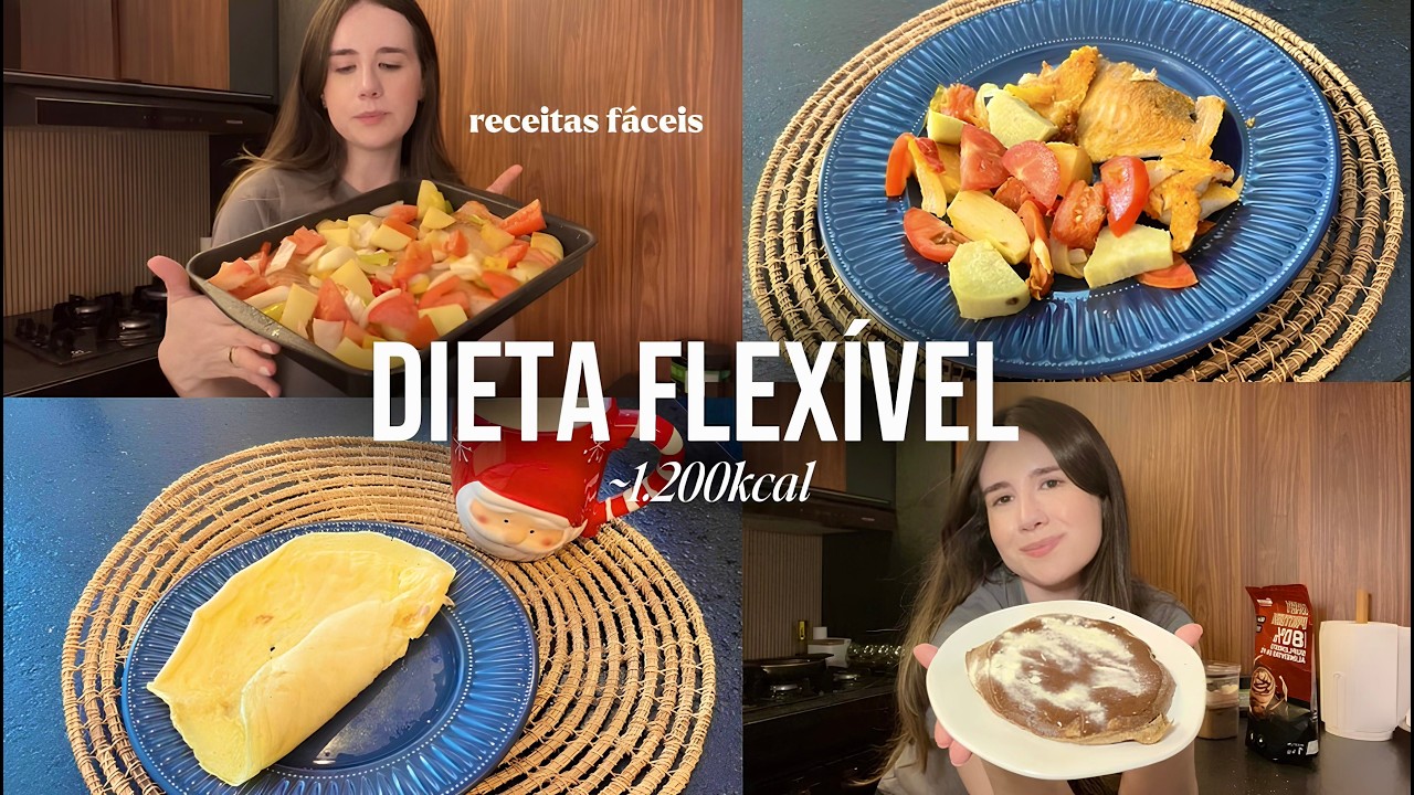O que eu como em um dia com 1.200kcal (dieta sem restrição + receitas gostosas!)