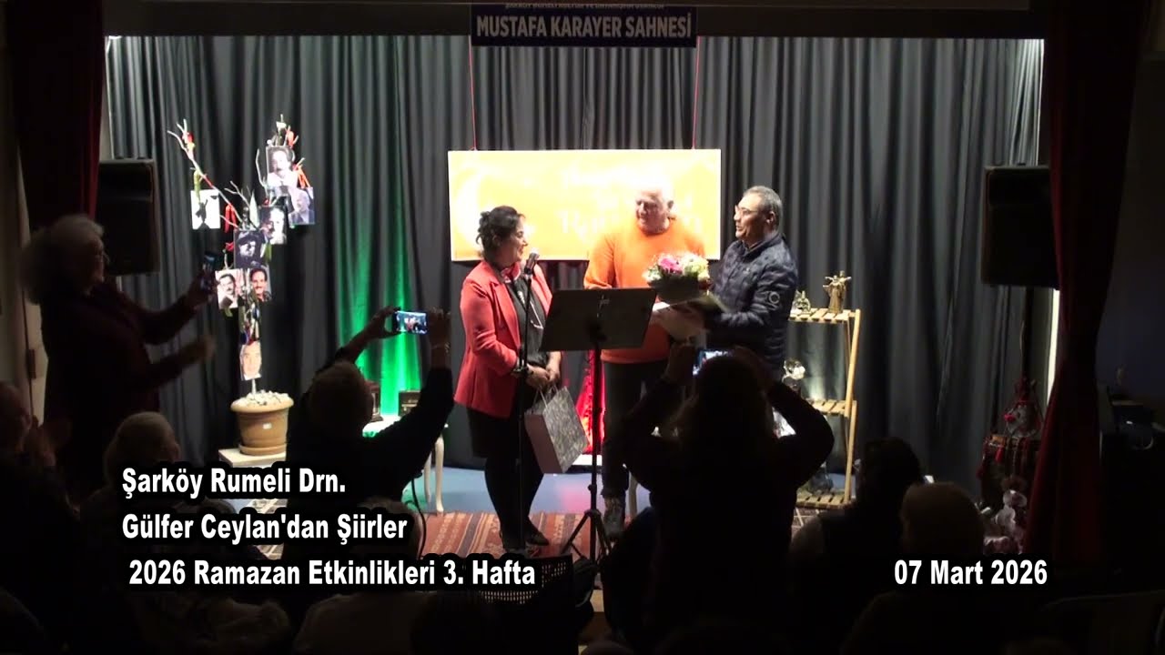 Şarköy Rumeli Drn / Ramazan 2026 / Gülfer Ceylan'dan Şiirler