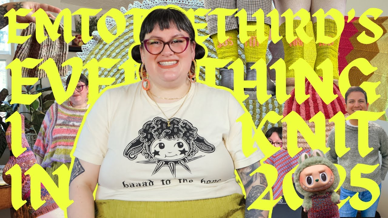 ✨ Everything I Knit in 2025 ✨ Rhinebeck Sweater, WIP Down, Queer & Plus Size Knitting