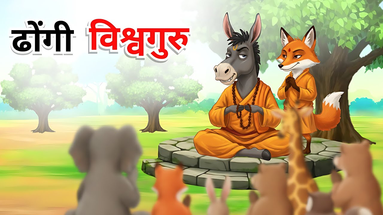 ढोंगी विश्वगुरु | Hindi kahani | kahani | panchtantra ki kahani 