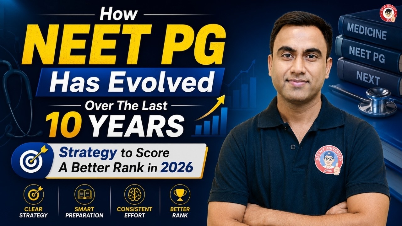 How NEET PG Changed in the Last 10 Years? Complete Strategy to Score a Better Rank in 2026 🔥