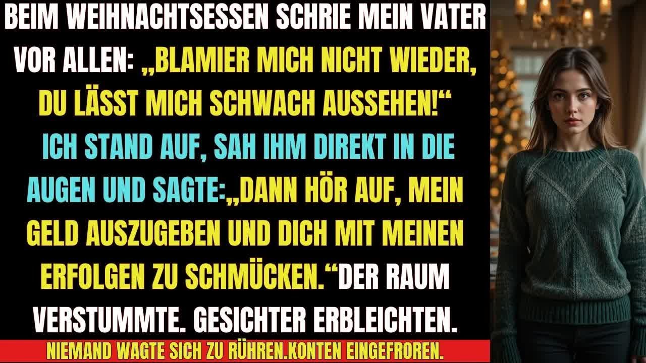 ✅ Er schrie mich an： „Du lässt mich schwach aussehen!“ – Meine Antwort ließ alle erstarren