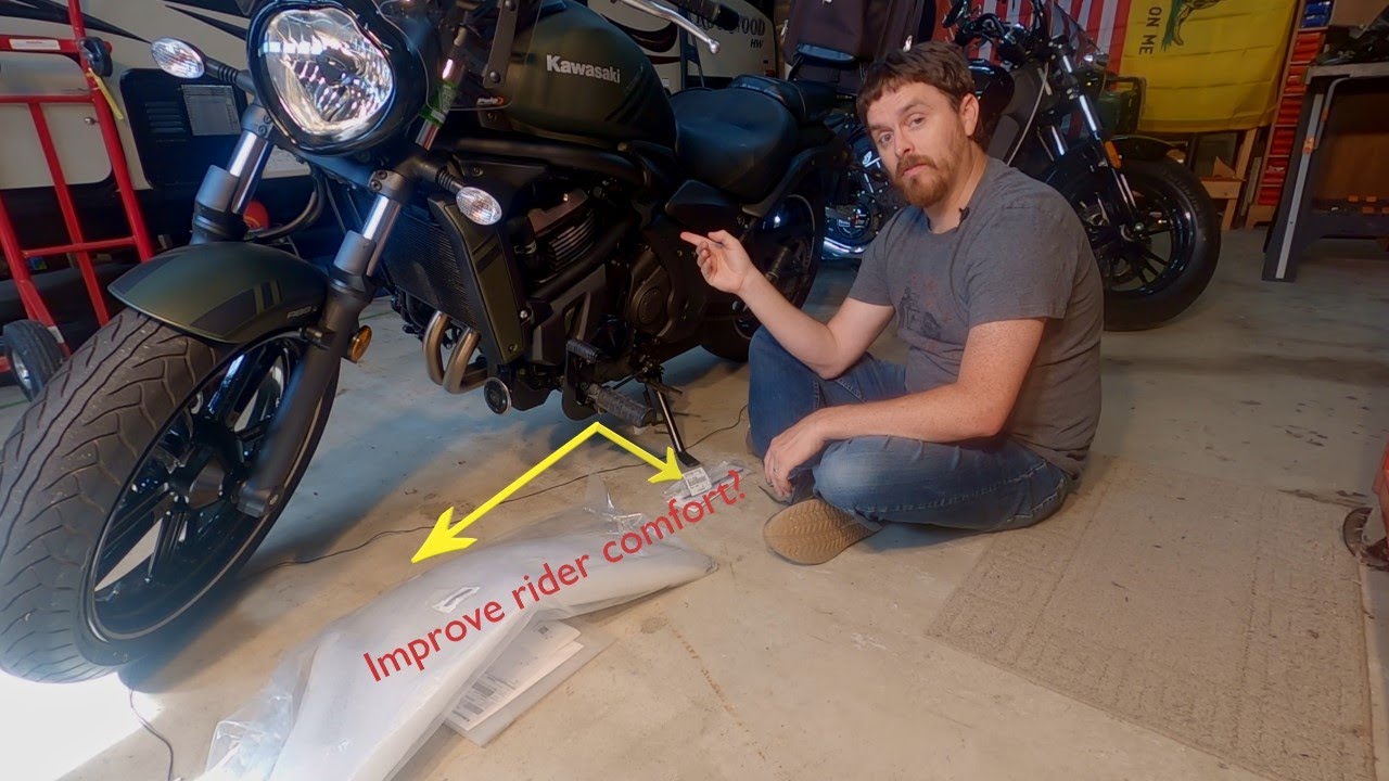 Kawasaki Vulcan S mods (shift link and reduce reach handlebars install)
