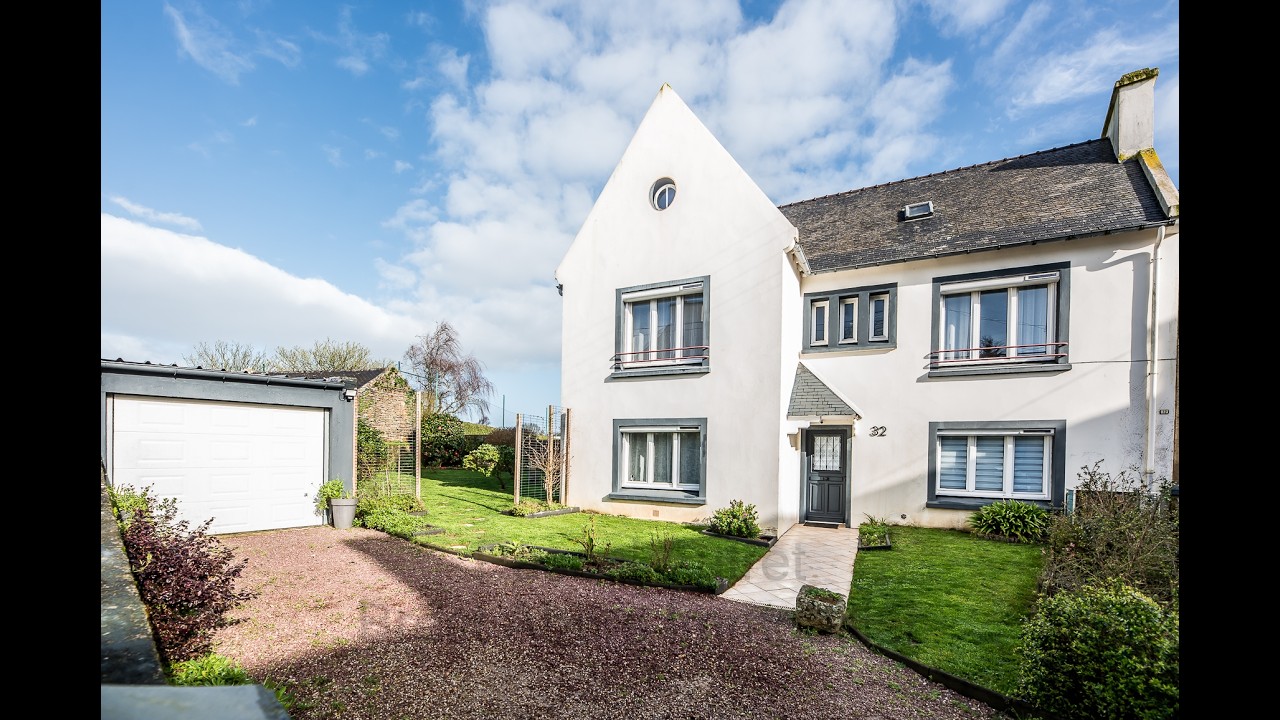 Ploudalmézeau à vendre maison en pierre de 130 m²