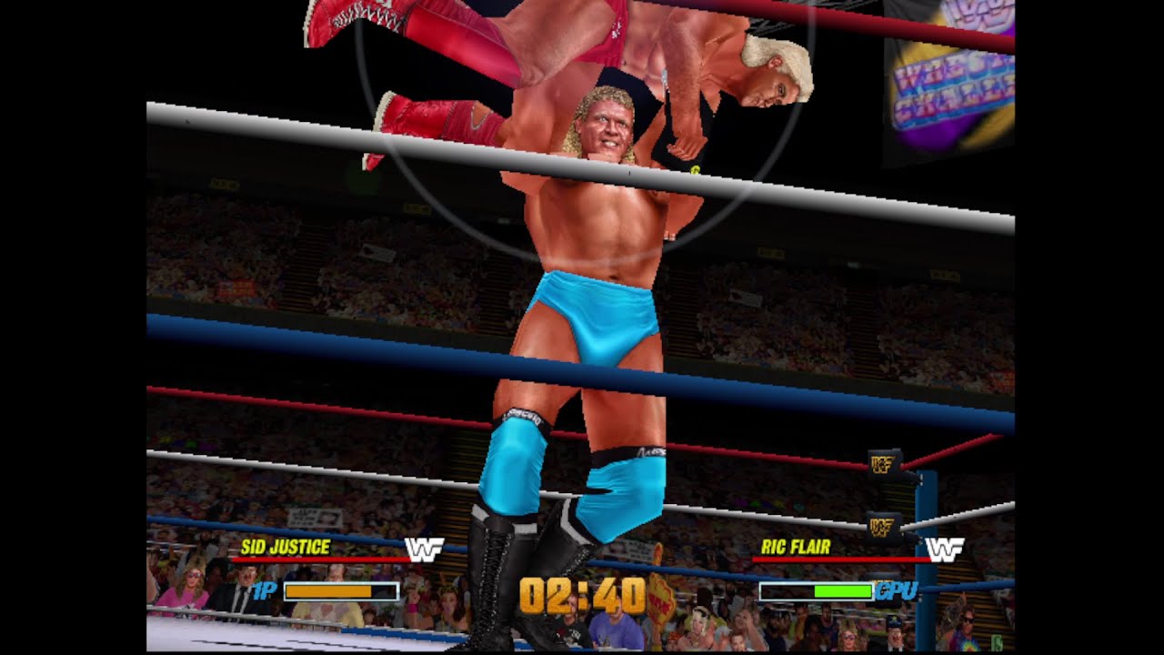 WWF Legends Challenge 64 Sid Justice vs Ric Flair