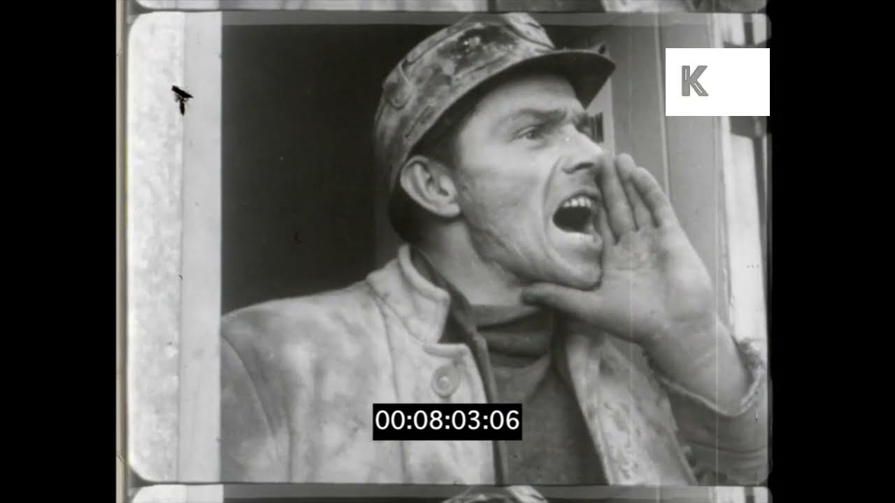 1950-е годы, Великобритания, проходка шахтного ствола, 16 мм