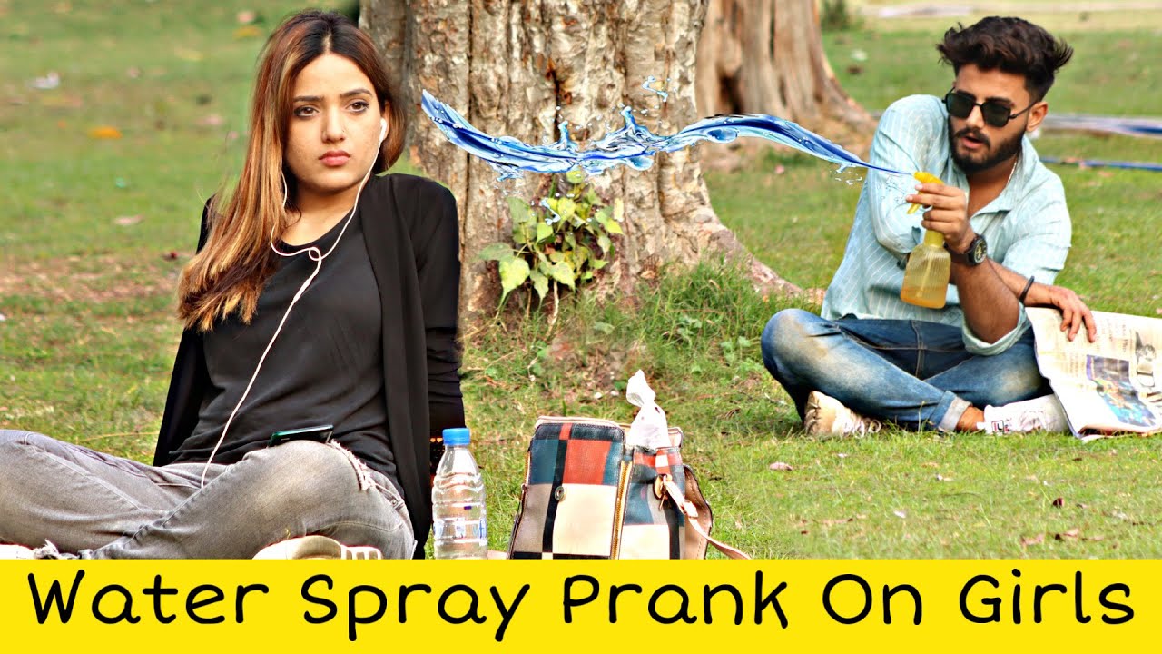 WATER SPRAY PRANK ON CUTE GIRLS @ThatWasCrazy