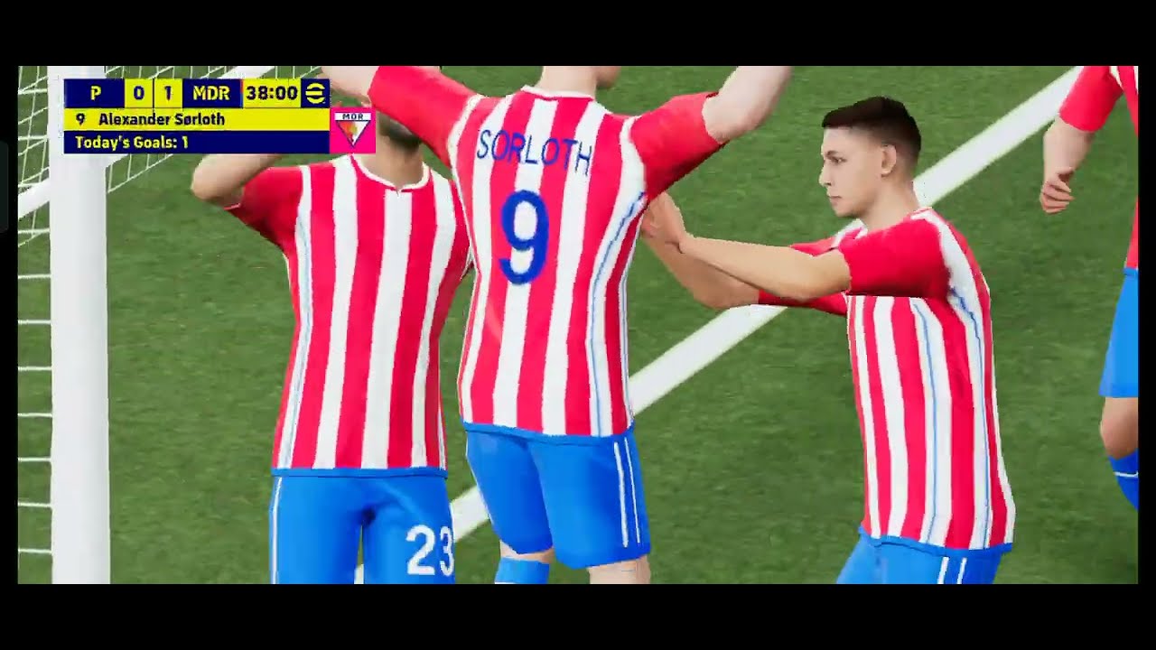 Madrid Rosas RB vs Pumas (2-1) eFootball Ai Match #efootball #goat #gameplay #football #games #new 