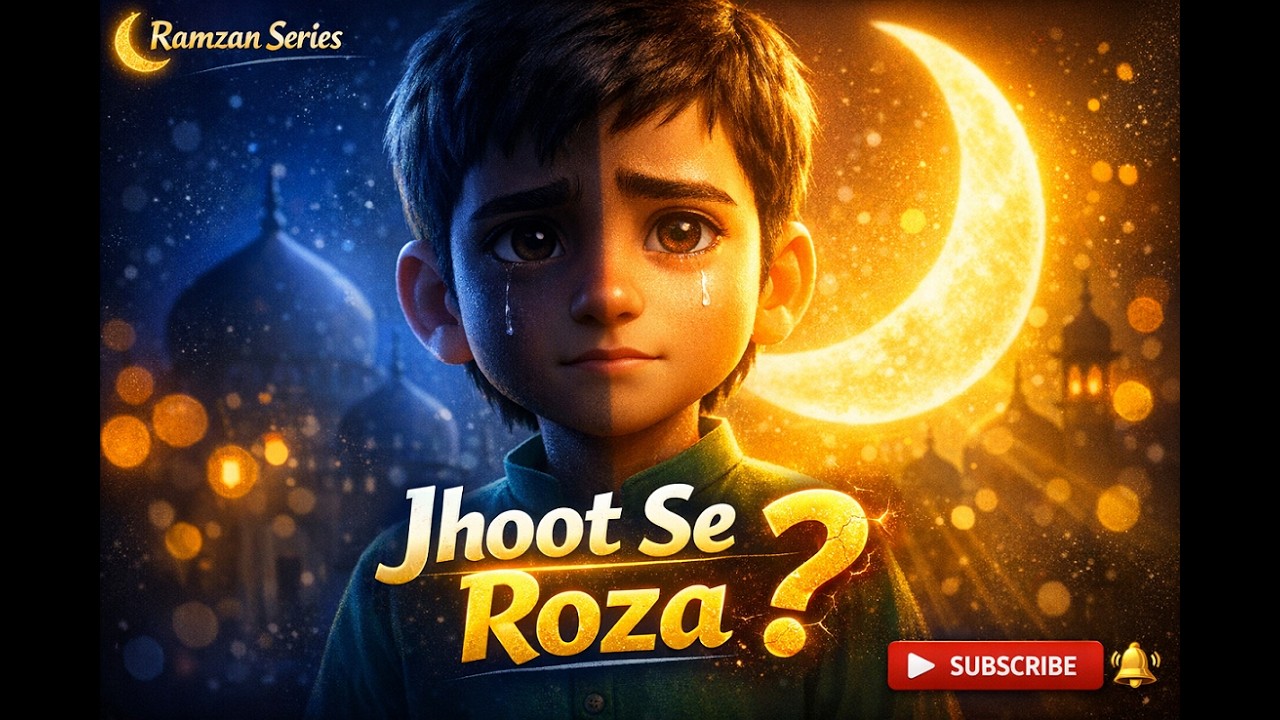 Kya Jhoot Se Roza Toot Jata Hai? | Powerful Ramadan Cartoon | Islamic Story