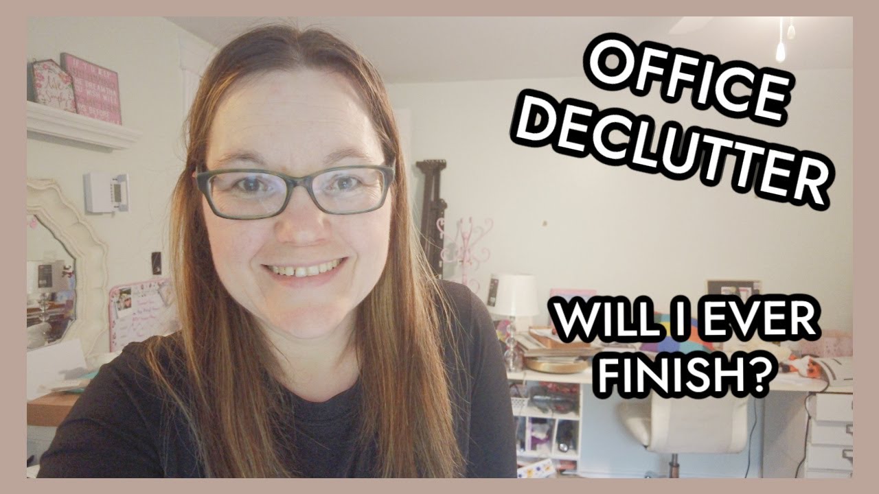 OFFICE DECLUTTER | TIME TO DEAL WITH IT NOW | NO MORE STUFF SHUFFLING