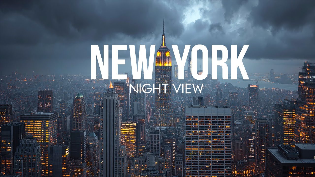 New York City at Night | 4K Ultra HD HDR 60FPS Dolby Vision