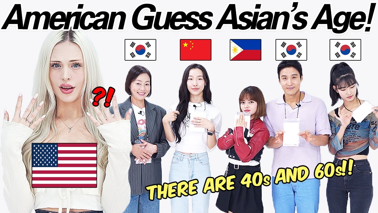 Can American Guess Asian Age?! A SURPRISING TWIST COMING! (Philippines, South Korea, China)