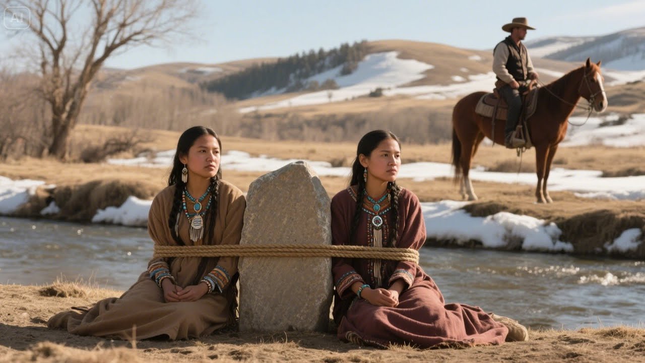 Angry Cowboy Saved 2 Indian Girls Tied to a Rock By Pioneers&mdash;But One Stirred Something in His Heart