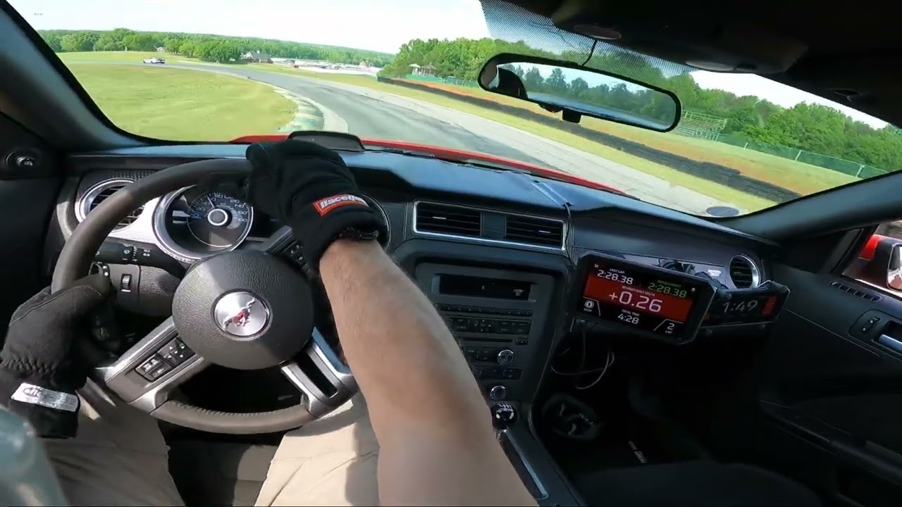 C8 Corvette crashes at the top of the Roller Coaster at VIR