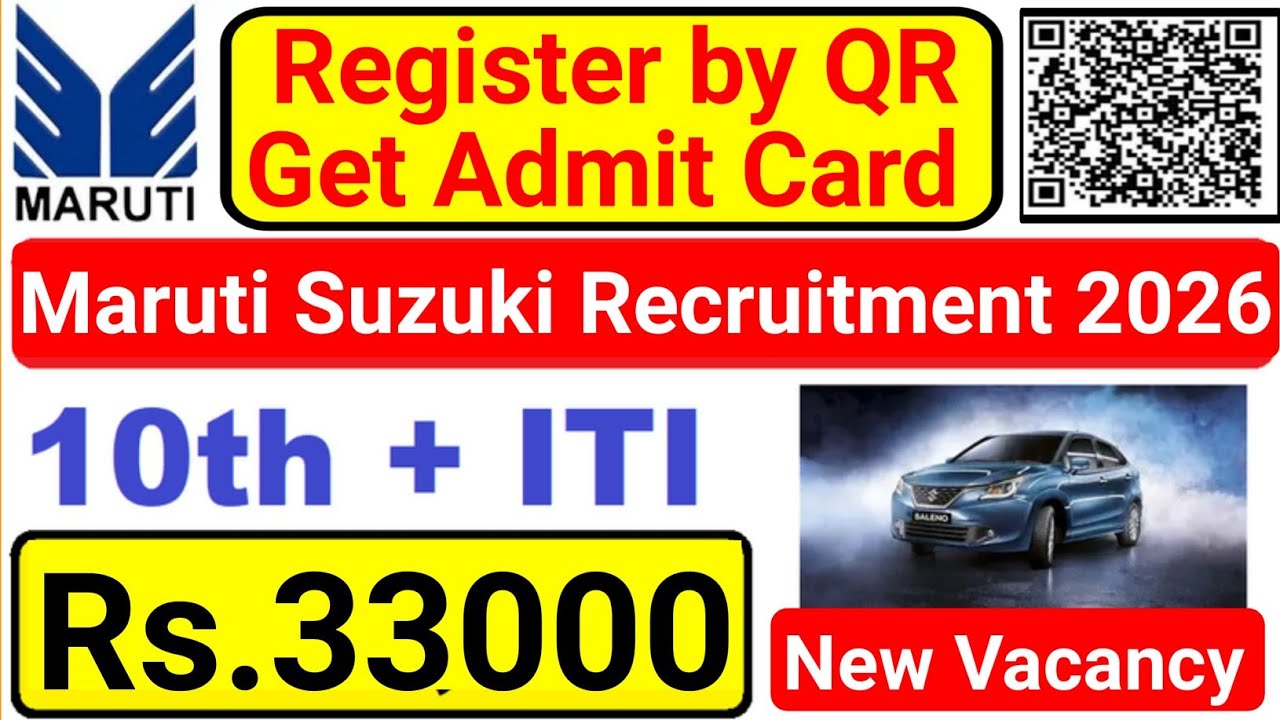 Maruti suzuki campus placement 2026 | Maruti Suzuki FT job 2026 | maruti suzuki iti jobs 2026 news 