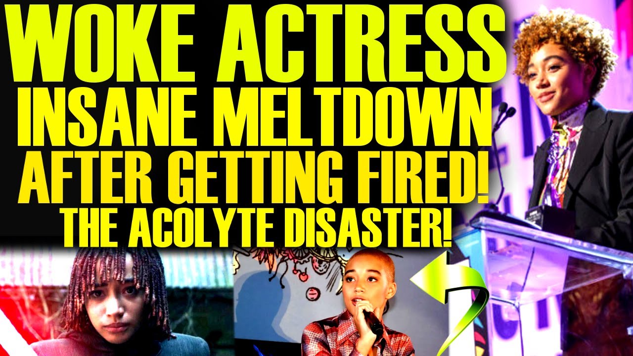 WOKE ACTRESS LOSES IT AFTER GETTING FIRED BY DISNEY AS THE ACOLYTE CANCELLED DRAMA HITS ROCK BOTTOM!