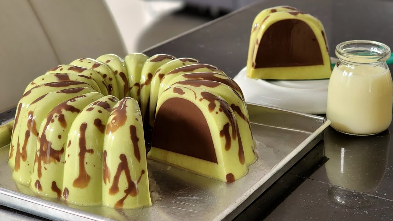 Avocado and chocolate pudding. Membuat puding alpukat coklat