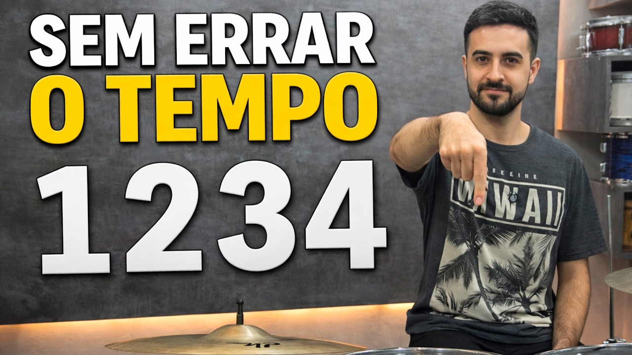 Virada FÁCIL na bateria Sem se perder no tempo (mesmo pra quem está no Zero)