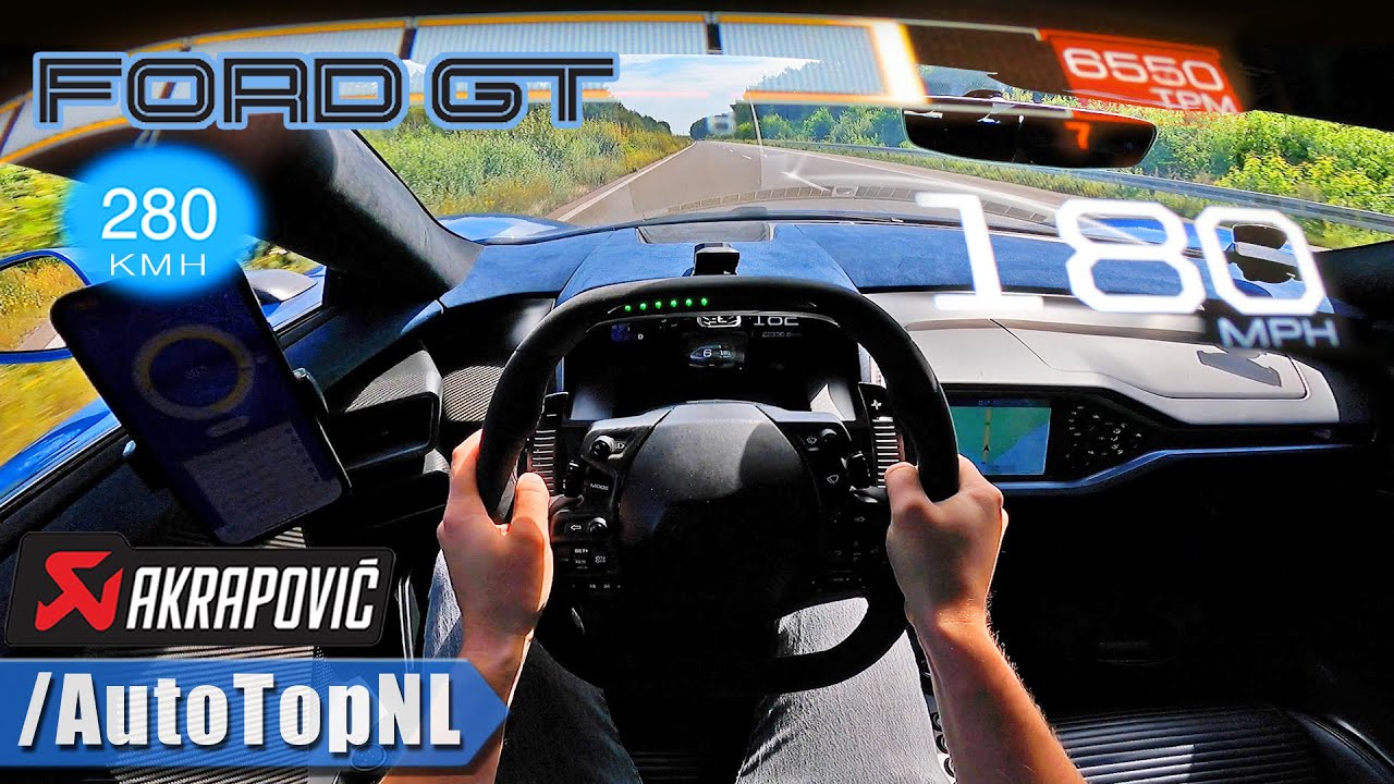 FORD GT on AUTOBAHN [NO SPEED LIMIT] by AutoTopNL