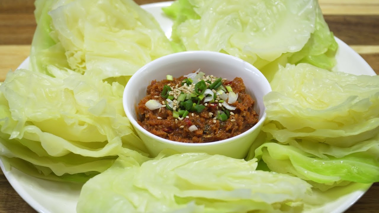 '양배추쌈' 간편하고 아삭아삭 맛있게 찌는 법