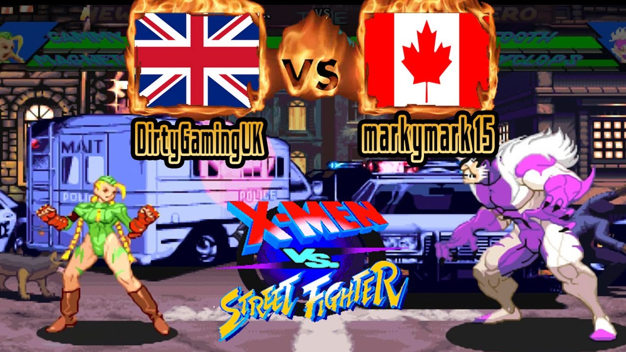 X-Men VS Street Fighter - DirtyGamingUK (GBR) VS (CAN) markymark15 [xmvsf] [Fightcade]