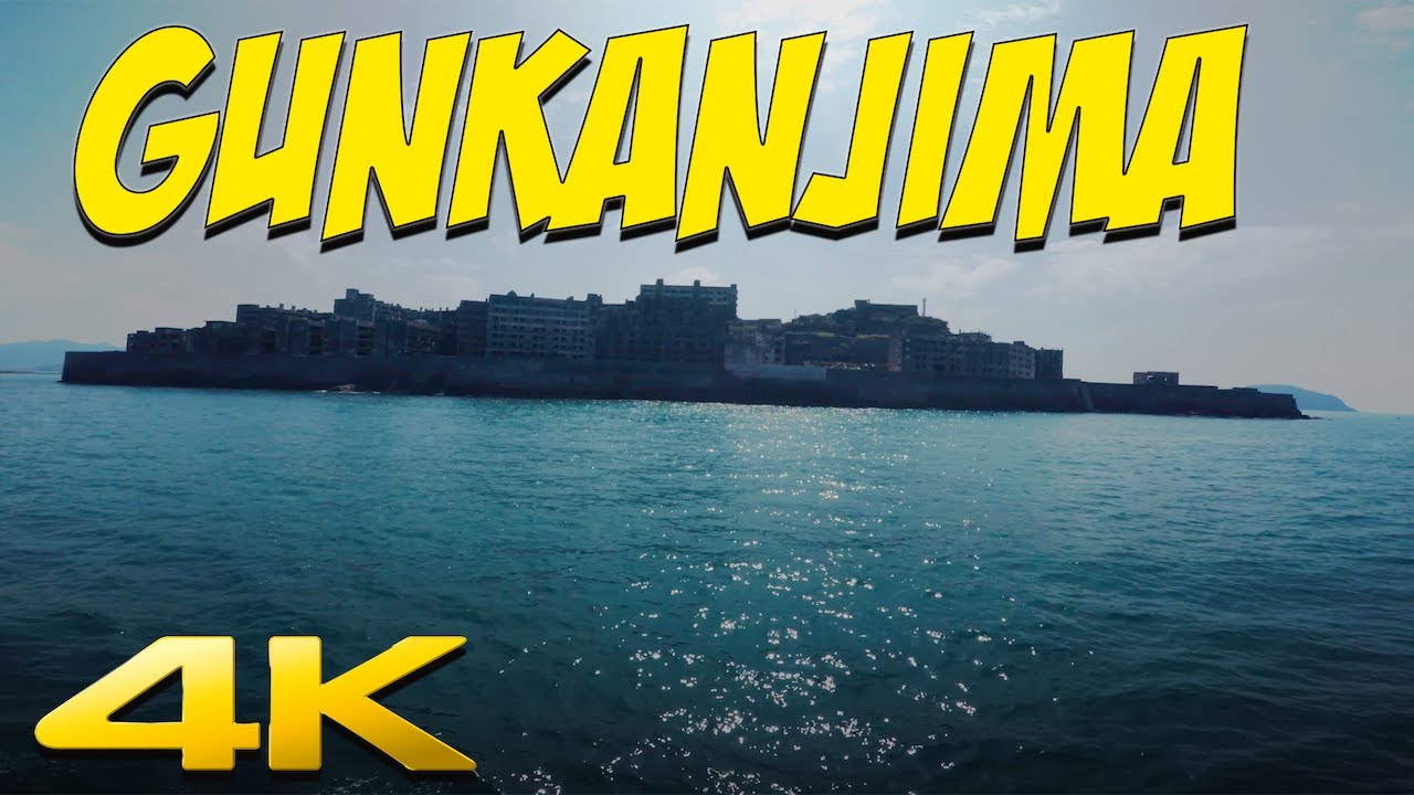 4K JAPAN | GUNKANJIMA (BATTLESHIP ISLAND) in NAGASAKI - Boat Tour