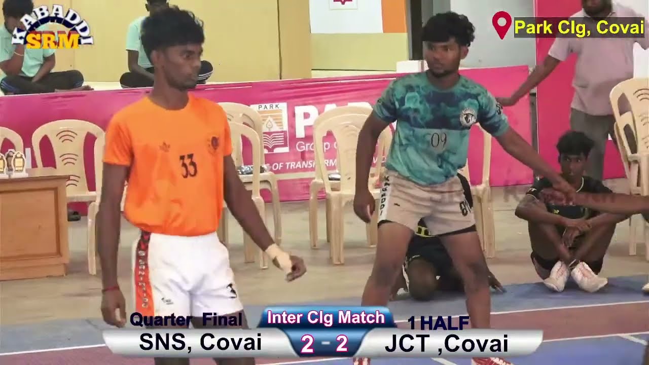 QF - SNS Clg,Covai  Vs JCT ,Covai  State Level  Inter Engineering Kabaddi @Park Clg, Covai