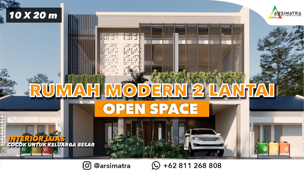 RUMAH IDAMAN SEMUA ORANG NIH! modern, elegan, dan tidak memerlukan lahan yang terlalu besar
