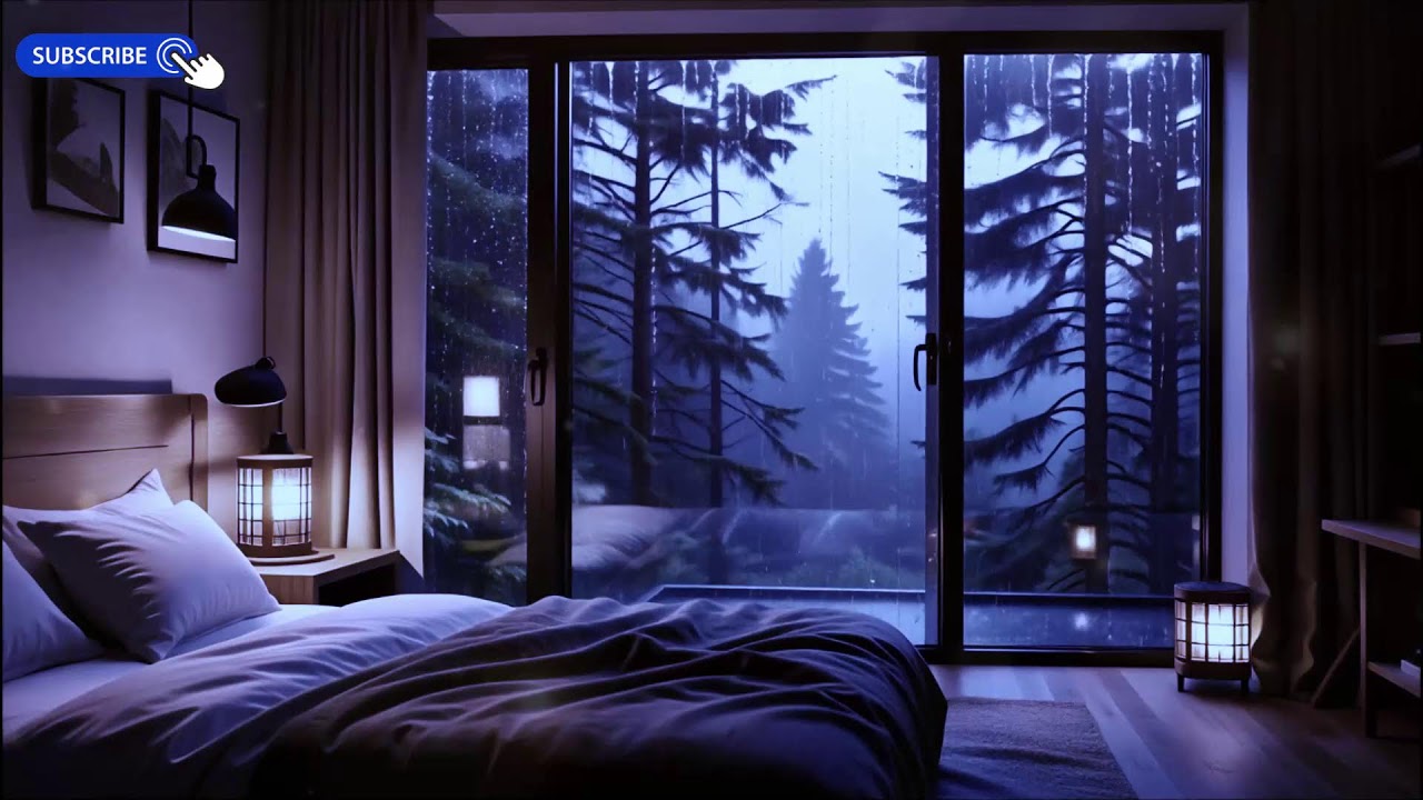 12 Hours Sleep Better Tonight 🌧️ Deep Relaxation Rain Music