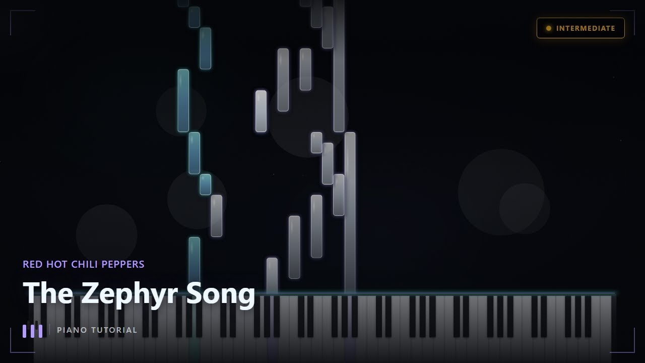 Red Hot Chili Peppers - The Zephyr Song | Piano Tutorial