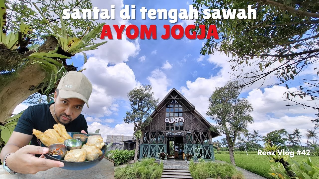 Santai di Tengah Sawah AYOM JOGJA dg si NASI SULTAN !!
