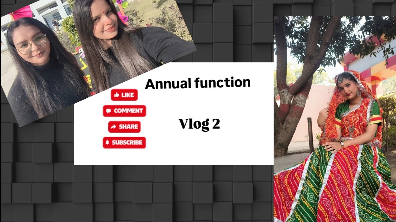 Annual function vlog 2 @JanviPanchal_3040