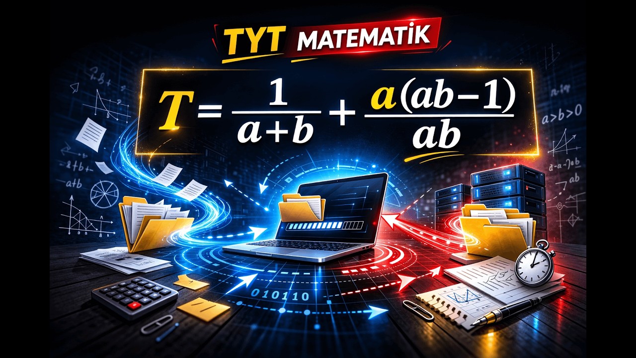 TYT - KPSS - AYT Matematik | Verinin Yükleniş Süresini Bulma (Parametreli) | Hız Problemleri