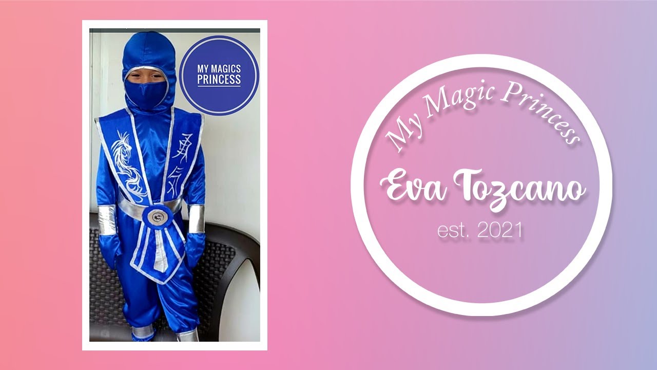 DIY. COMO HACER UN DISFRAZ DE NINJA PARA NIÑO.DIY. HOW TO MAKE A NINJA COSTUME FOR A CHILD.