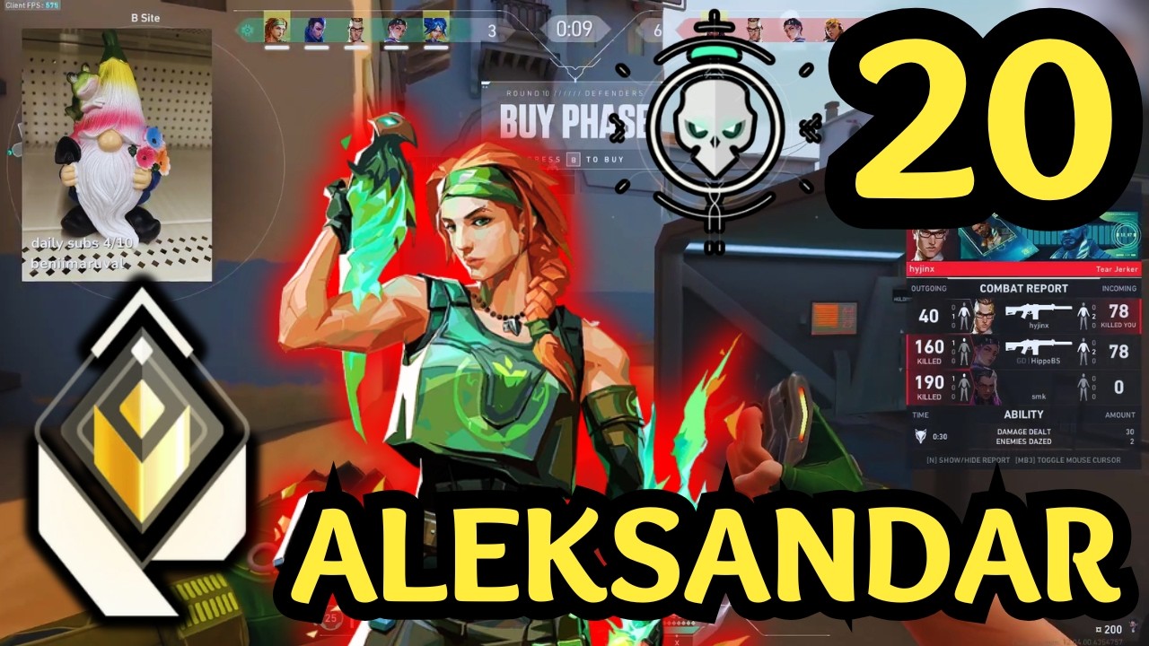 🔥 MVP LOSS ?! ALEKSANDAR 20 Kills on Bind with SKYE — Ranked VOD 🔥