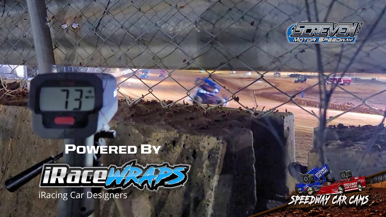 410 Sprint Cars - Speed Radar Hot Laps at Winter Freeze  - 1-29-21 Screven Speedway