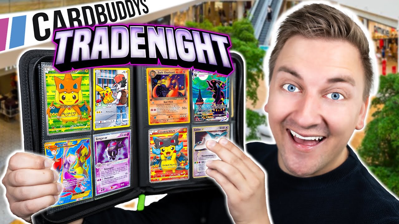EXTREM SELTENE Pokémon Karten auf der TRADE NIGHT bei den @CardBuddys  😍