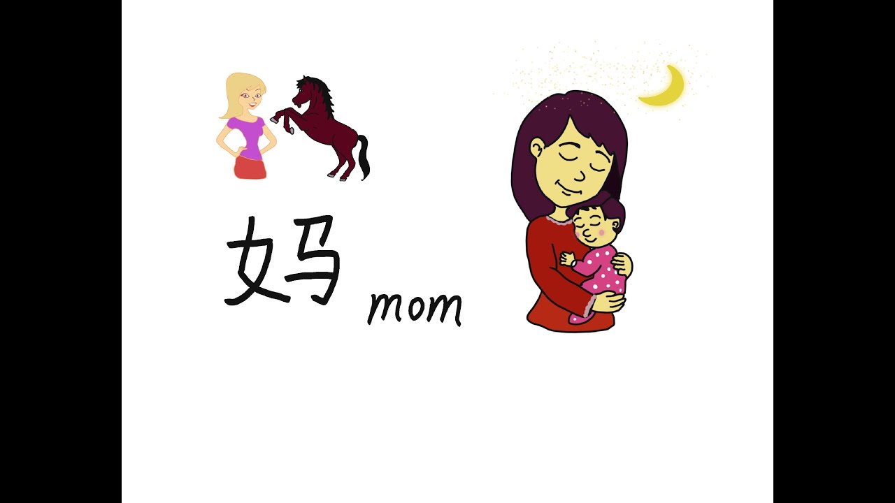 [ LEARN CHINESE ]  horse , mom . ( 马 妈)