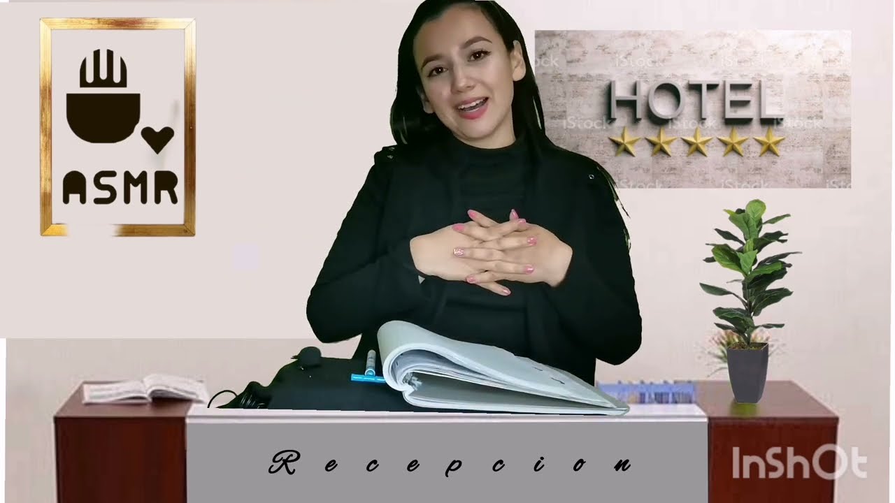 ASMR (SUSURROS) ROLEPLAY RECEPCIONISTA DE HOTEL @AleASMR