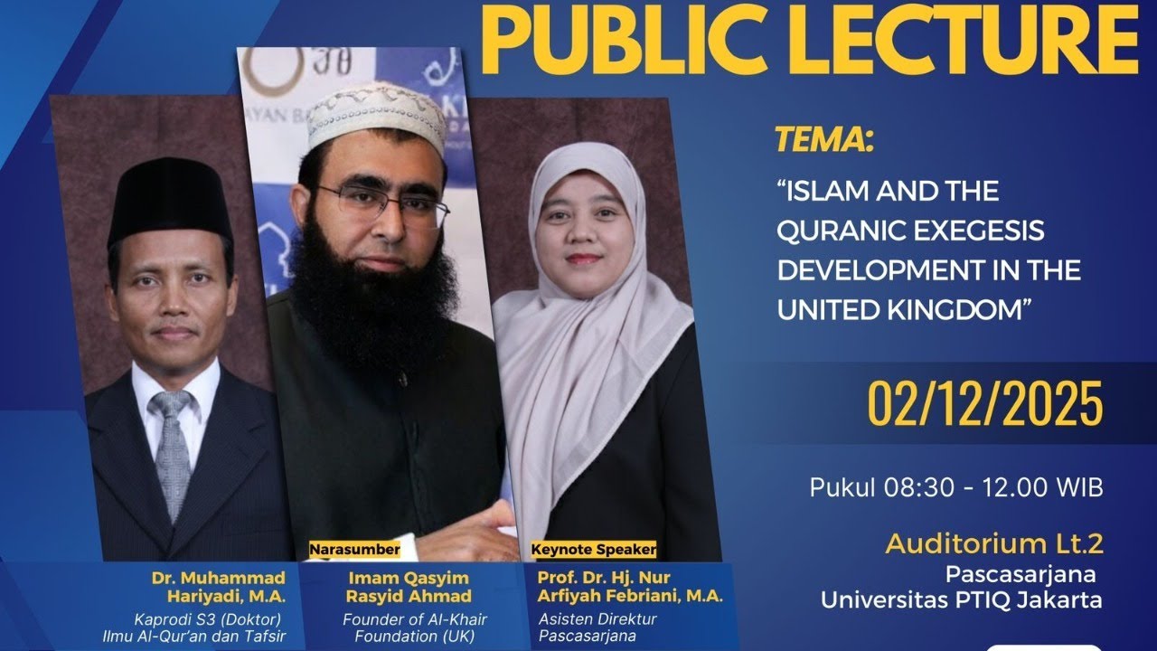 Public Lecture by Imam Qasim Rasyid Ahmad, Founder of Al-Khair Foundation United Kingdom on