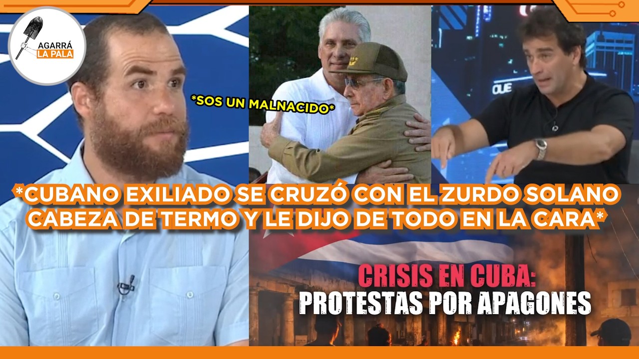 CUBANO EXILIADO CRUZÓ AL ZURDO MÁS INÚTIL Y LE DIJO DE TODO EN LA CARA POR DEFENDER LA DICTADURA