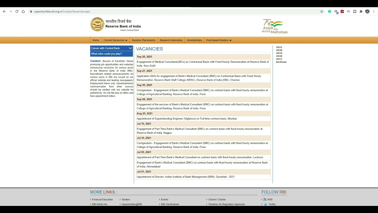 RBI ASSISTANT NOTIFICATION 2021 | EXPECTED DATE RBI ASSISTANT 2021 NOTIFICATION OUT