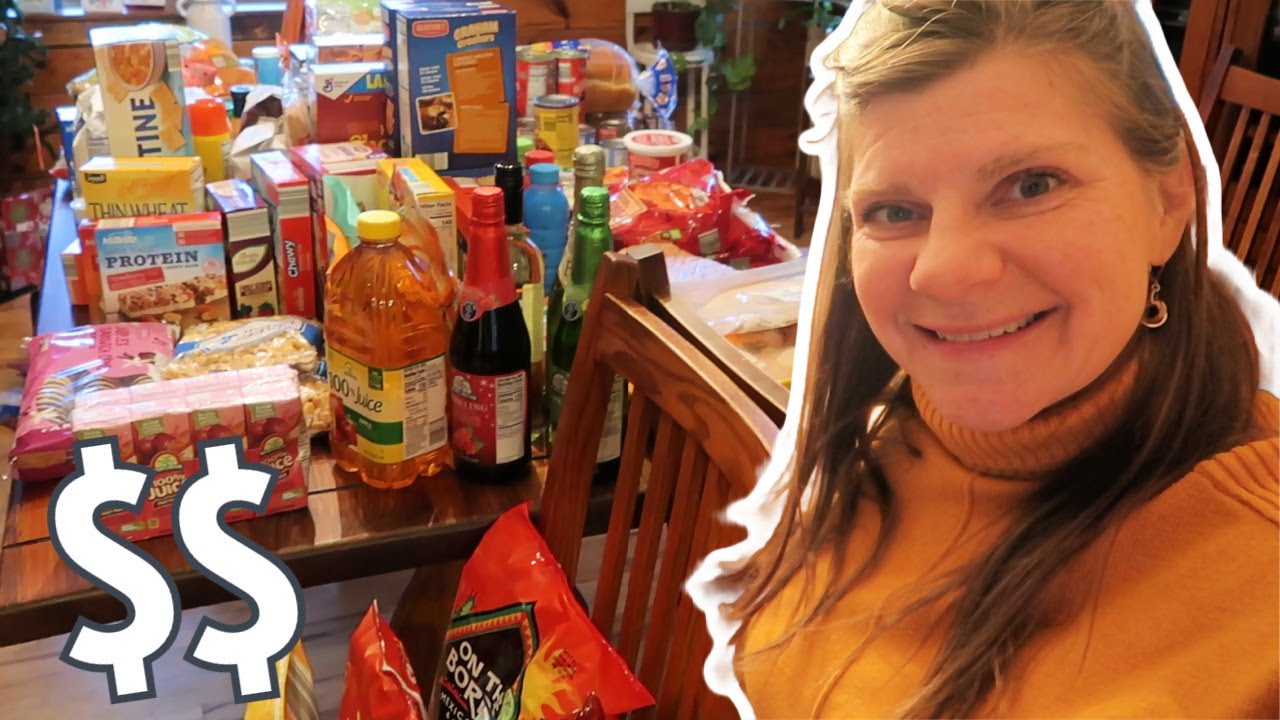 NEW YEAR $460 Once a Month Grocery Haul + $83 Household Supplies